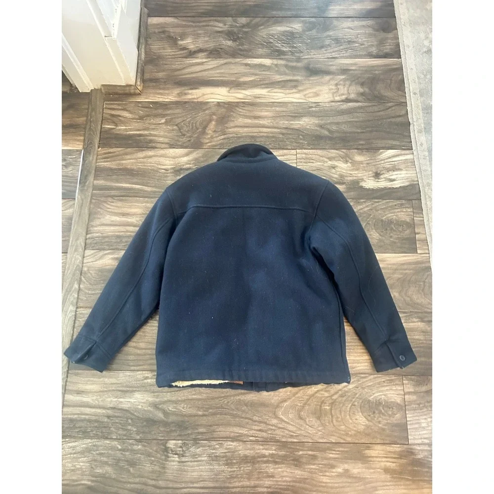 Gap Kids Youth Boys Blue Wool  Zip‎ Up Jacket with Pockets Size XL 12